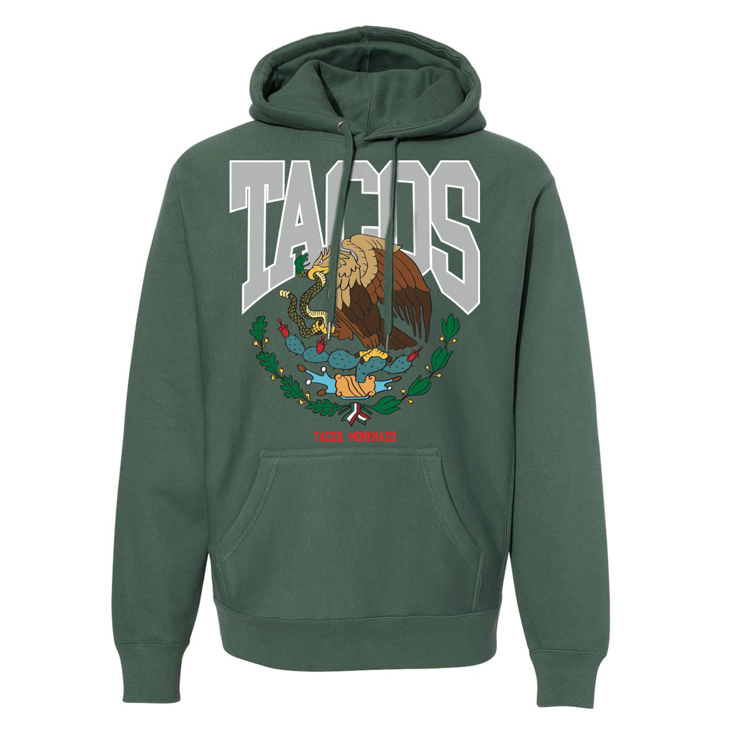 Tacos Morenazo Heavyweight Hoodie in Green